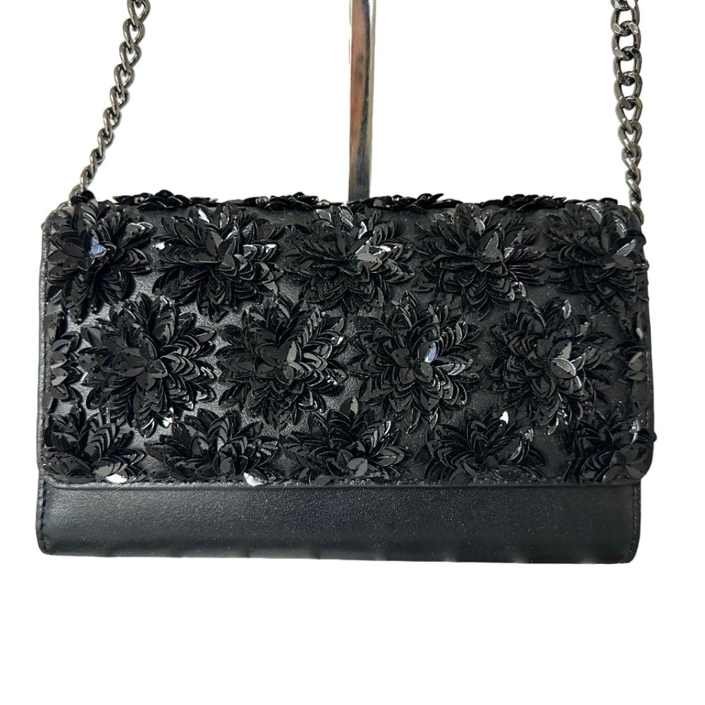 NWT MICHAEL KORS FLORA BURST XL WALLET ON A CHAIN CROSSBODY BAG